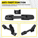 Heavy Duty Hood Latch Kit LH for Kenworth T170 (2005–2019)