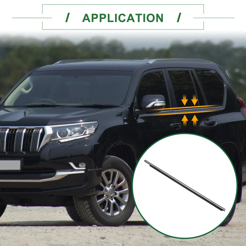 Front Left Weatherstrip Window Seal for Lexus GX470 (2003-2009)