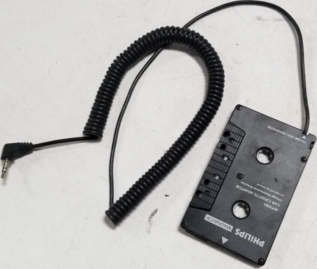 Philips AY3501 IV Car Cassette Tape Adaptor for Vintage Vehicles