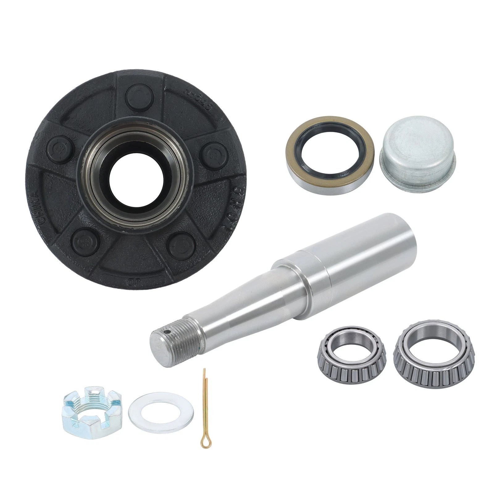 Set of 7 Wheel Hub Kit for 5 x 4.5" Spindle