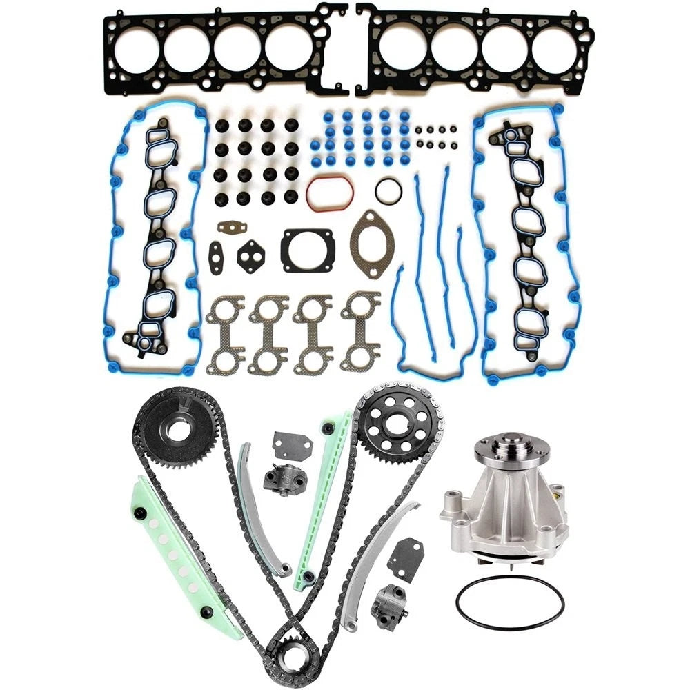 Water Pump Head Gasket Set Timing Chain Kit for Ford Mustang (1999)