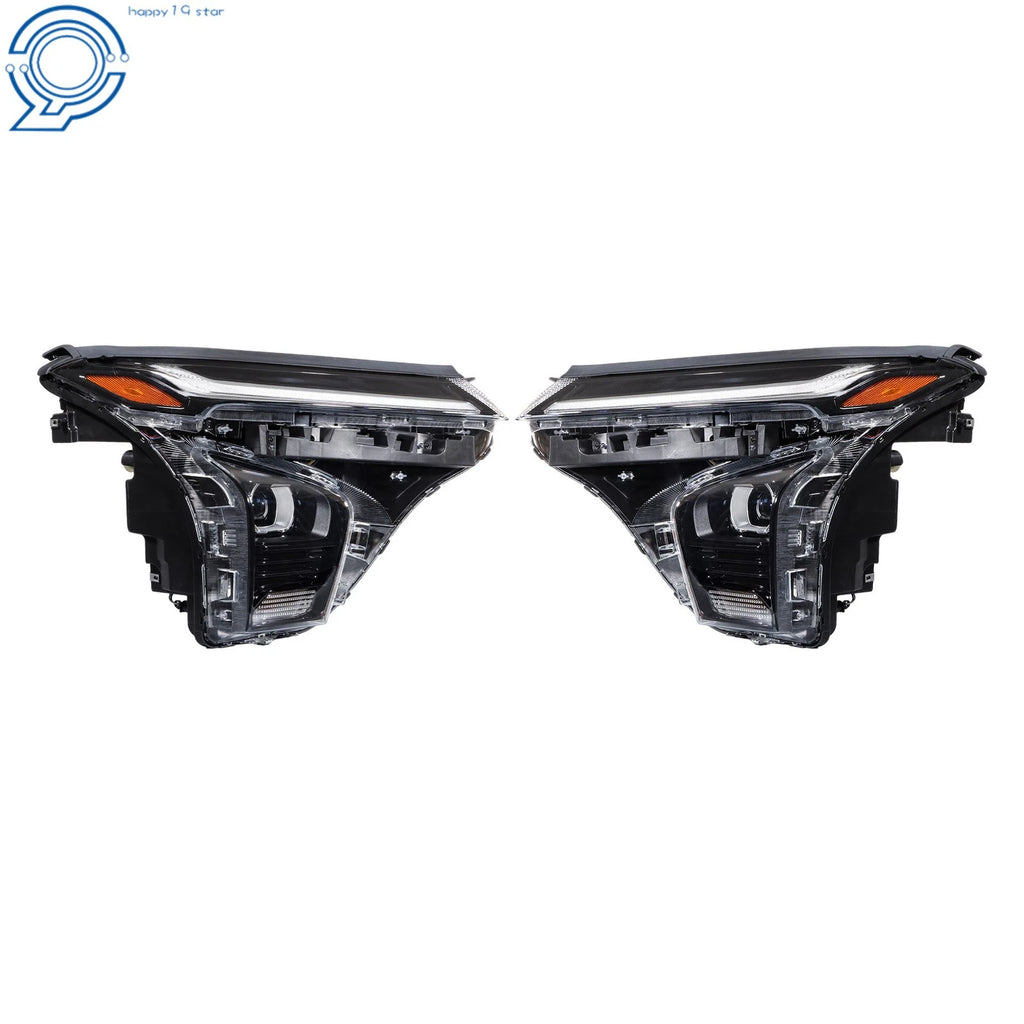 LED Black Headlight Set for Chevy Trax (2024–2025) W/ LED DRL Projector LH+RH