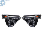 LED Black Headlight Set for Chevy Trax (2024–2025) W/ LED DRL Projector LH+RH