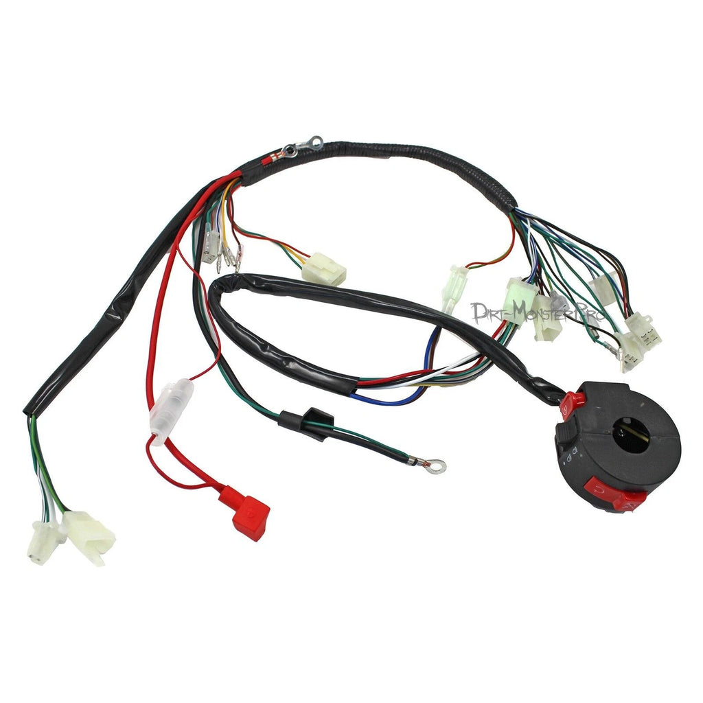 Wiring Harness Loom for 50/70/90/110/125cc Quad Bike Buggy GoKart (N/A)