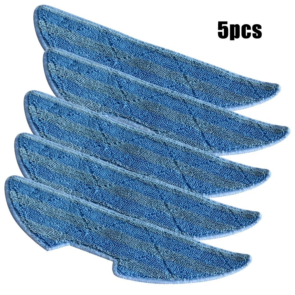 Set of 5 Reusable Mop Cloths for Superior Cleaning Experience