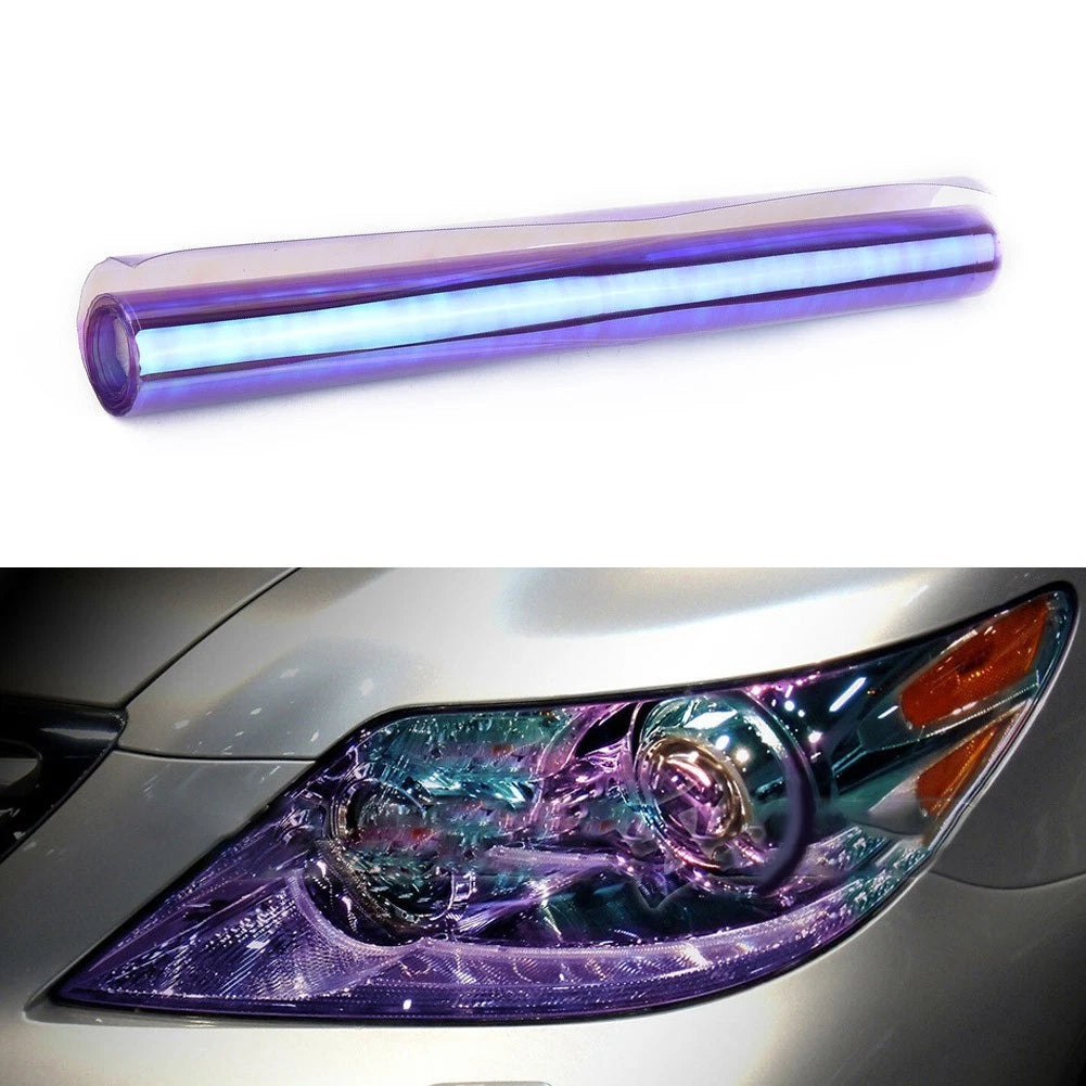 Car Headlight Taillight Fog Light Tint Film Wrap for Universal
