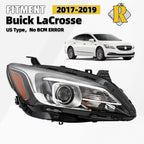 HID Headlight Right Side for Buick Lacrosse (2017–2019) w/AFS, No Bulb/Ballast