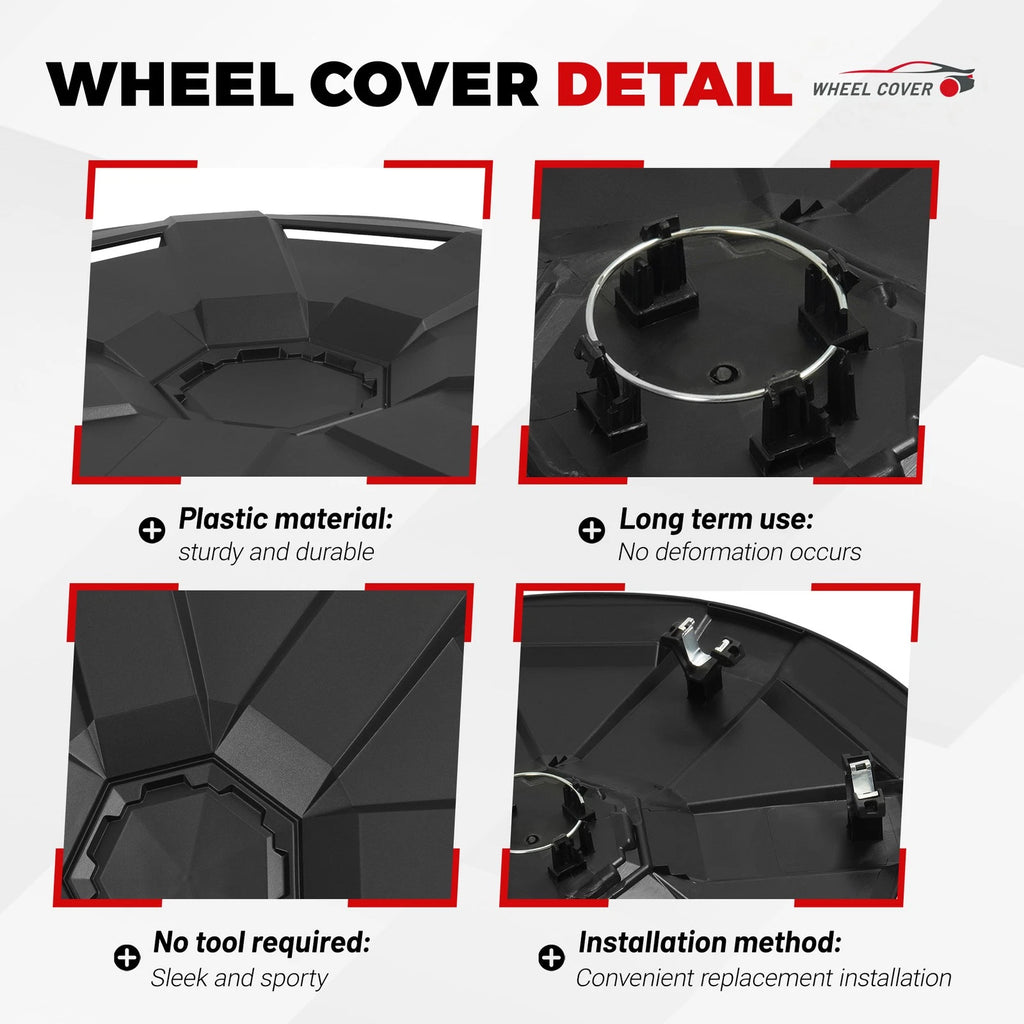 Wheel Rim Cover for Tesla Cybertruck (2023–2023) Matte Black