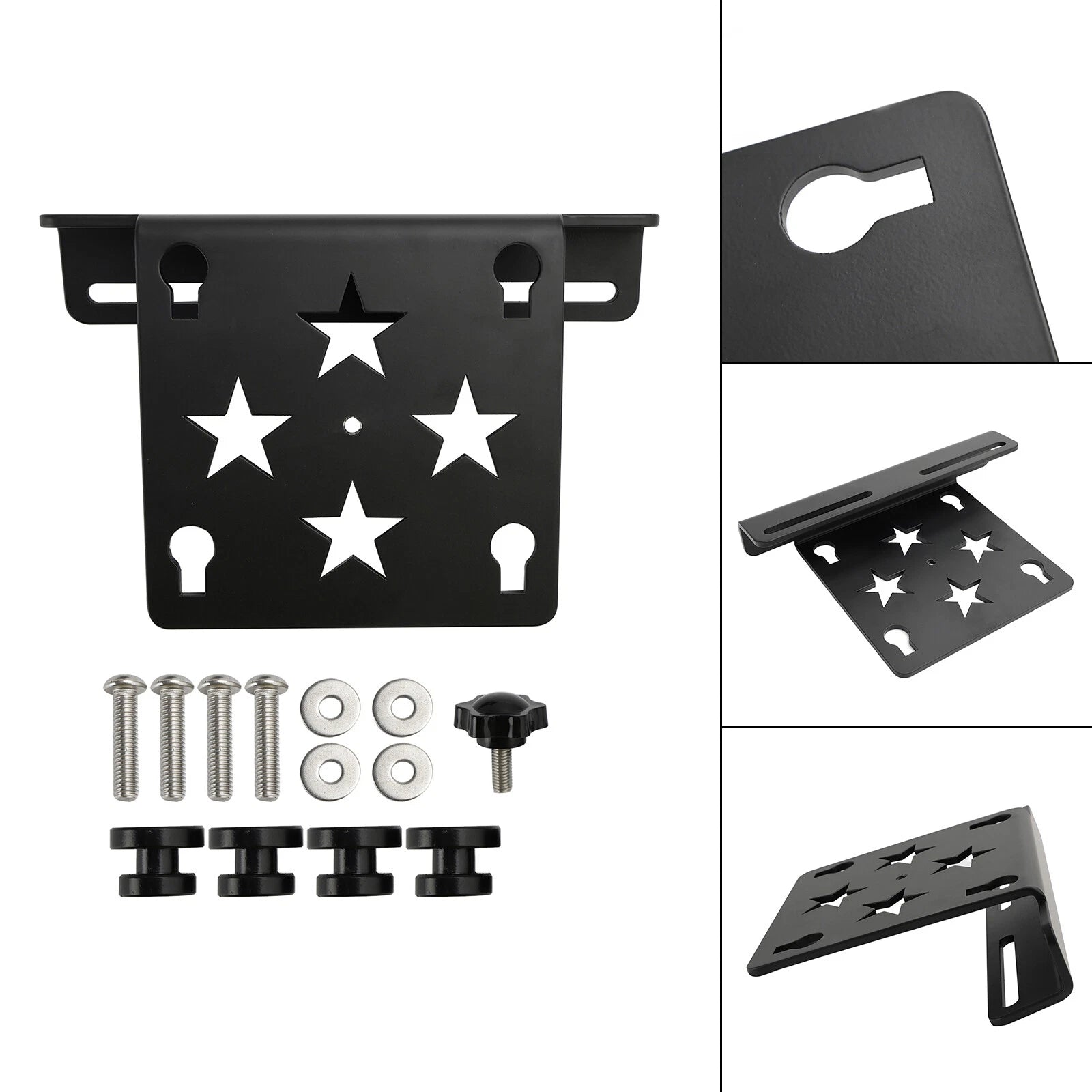 Saddlebag Bracket Quick Release Mounting Holder for Motorcycle (Universal)