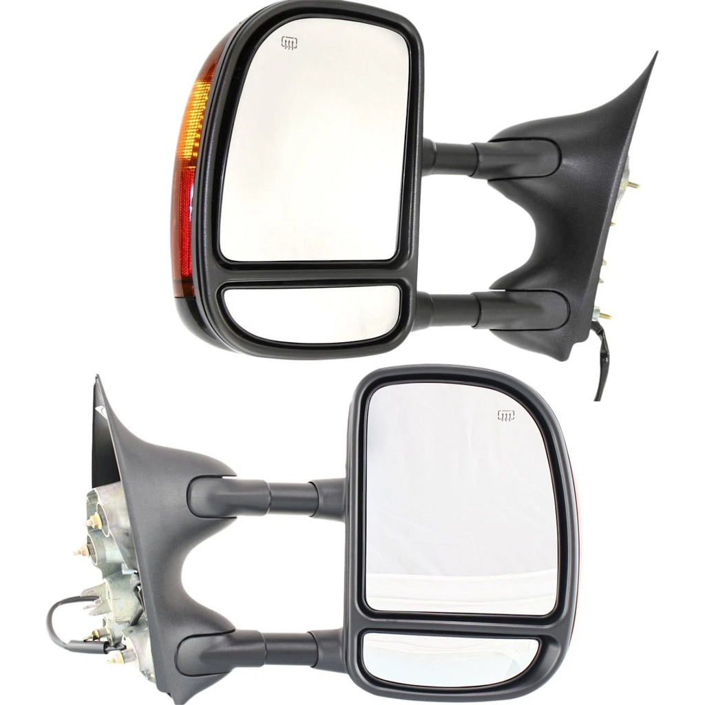 Tow Mirror Set for Ford F350 Super Duty (2002–2007) Power Heated