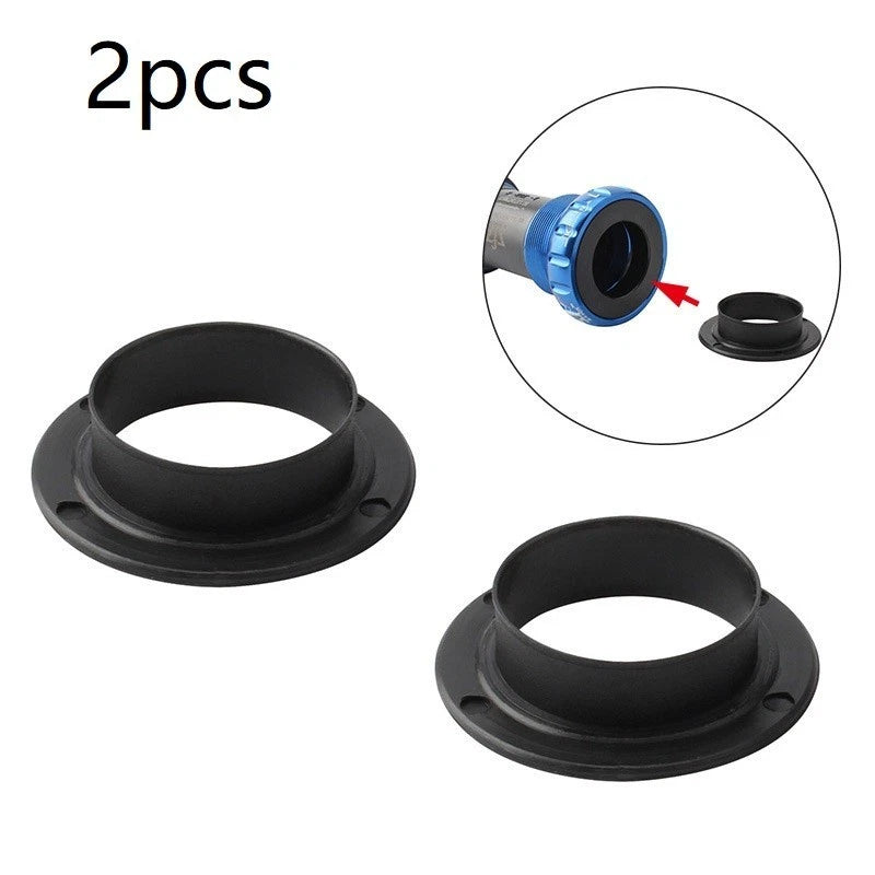 2X Bearing Protection Bracket Cover for Bike Accessories (Anti-Dust, Black)