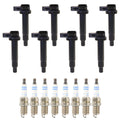 Set of 8 Ignition Coils & Spark Plugs for Lexus LS430 (2001–2006)