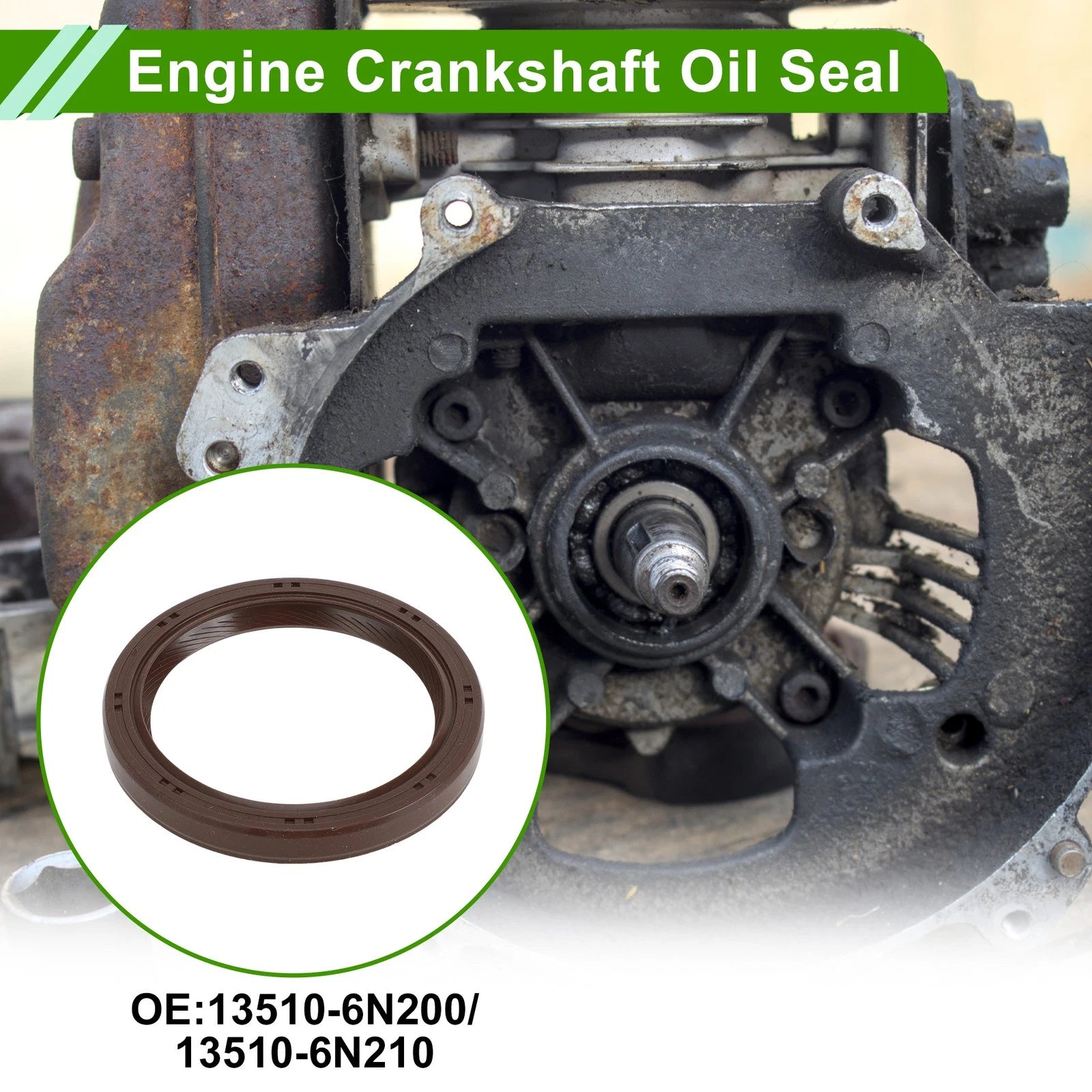 Crankshaft Oil Seal for Nissan Cube Juke Sentra Versa (No. 13510-6N200)