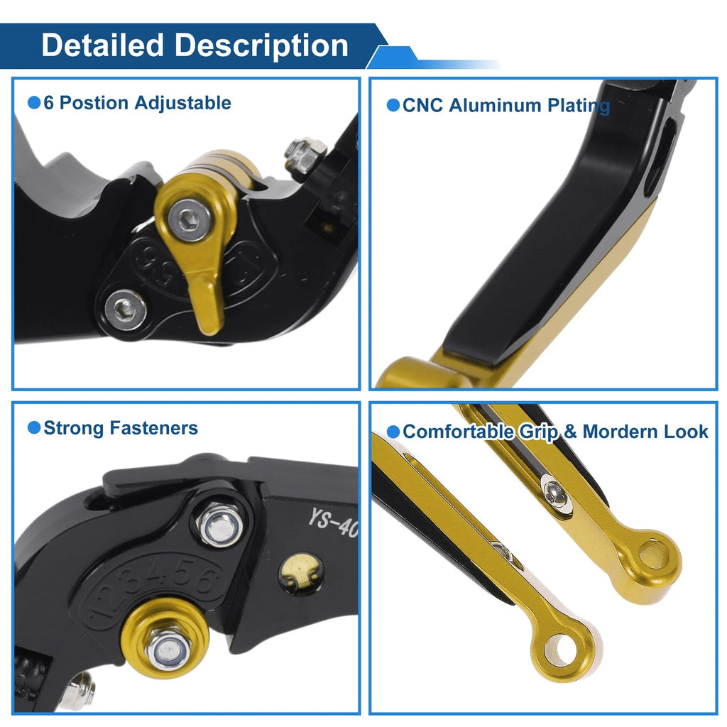 Adjustable Brake Clutch Lever for Honda CBR600RR (2007–2016)