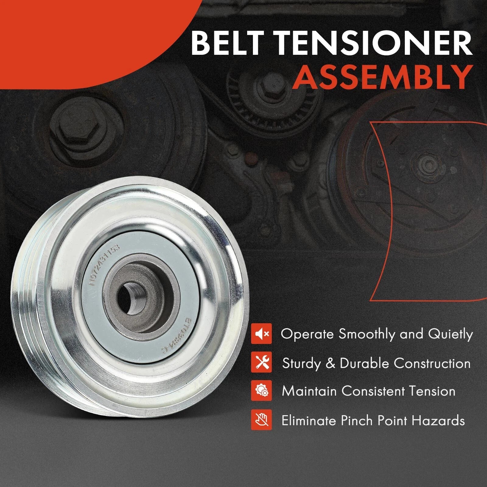 Idler Pulley for Mitsubishi Montero, Montero Sport (1994–2000)