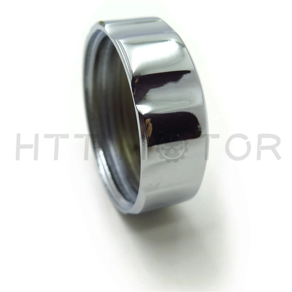 Chrome Fluid Reservoir Cap for Yamaha YZF R6 (1999–2005), R6S (2006–2008), R1 (2004–2008)