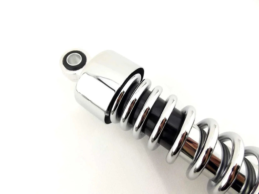 315mm JBS Chrome Rear Shock Absorbers for BSA A65 Oil in Frame Models