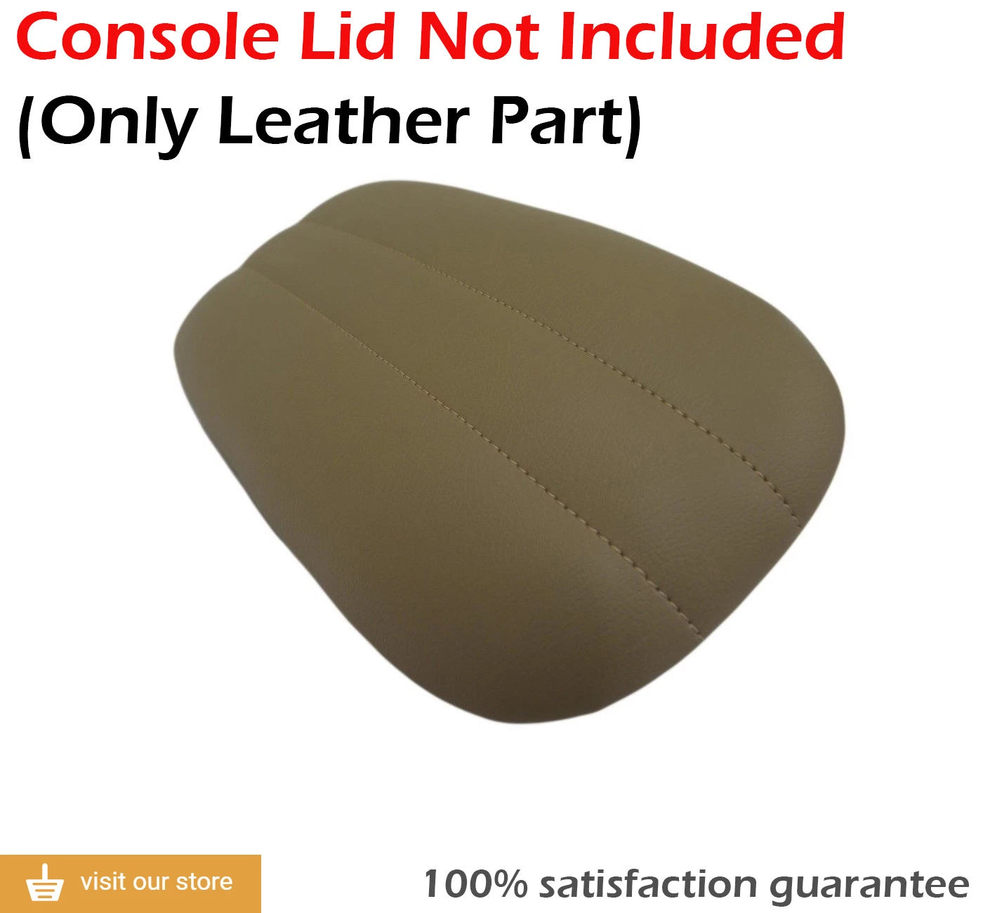 Center Console Vinyl Cover for Ford Expedition Navigator (1997–2002) Dark Beige