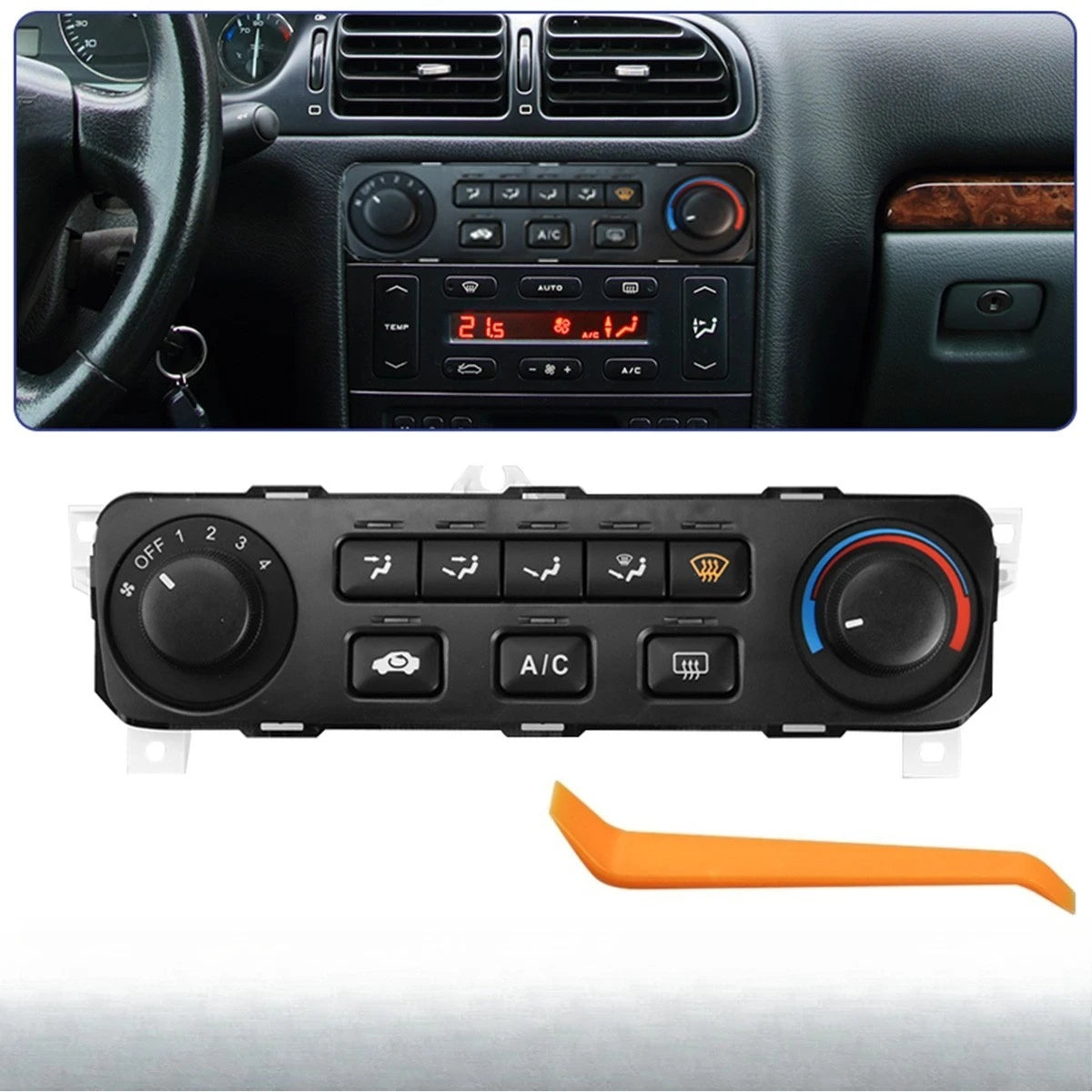 Climate Control Unit Heater AC for Honda Accord (2001–2002) 79600-S84-A21ZA