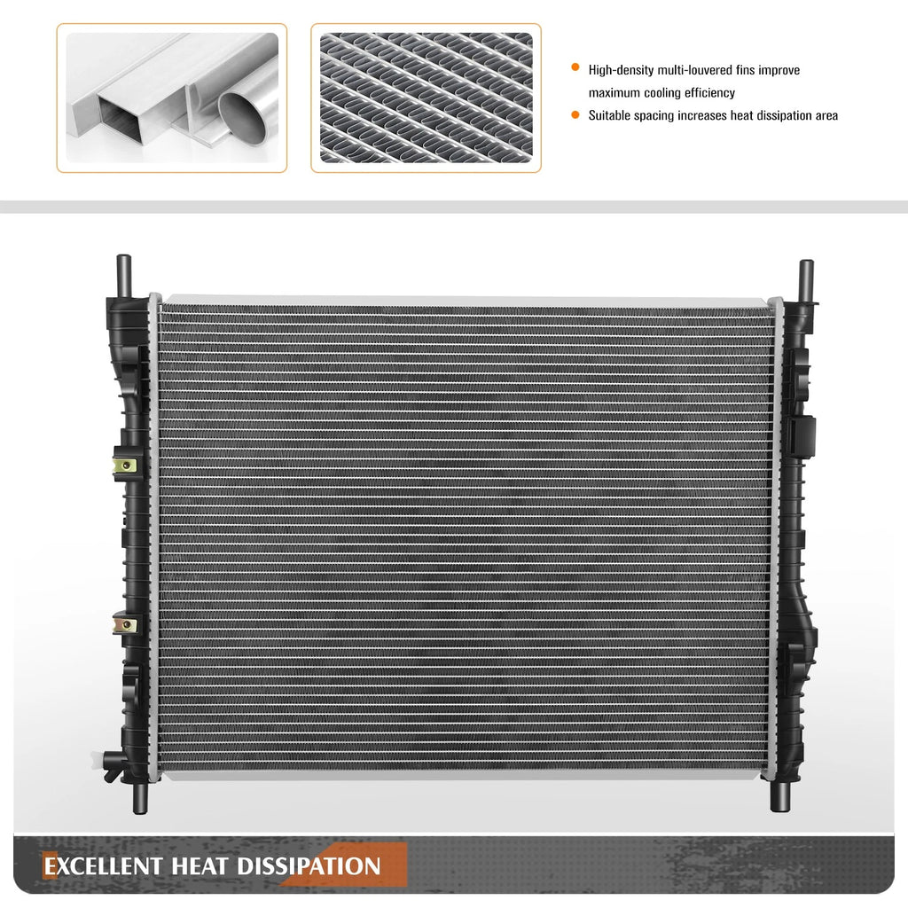 Factory Style Aluminum Cooling Radiator DPI-13487 for Ford Mustang (2015–2022)