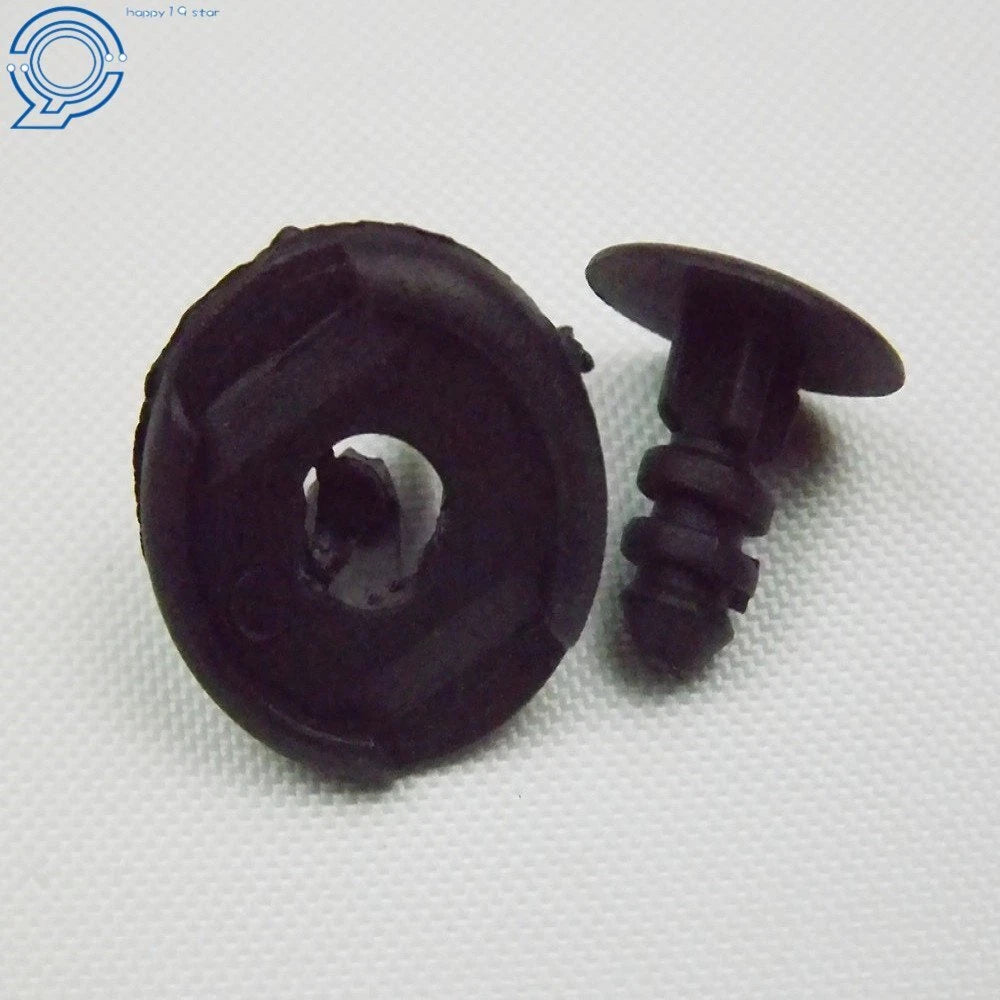 Set of 100 Nylon Rivet Fasteners for Honda (8mm)