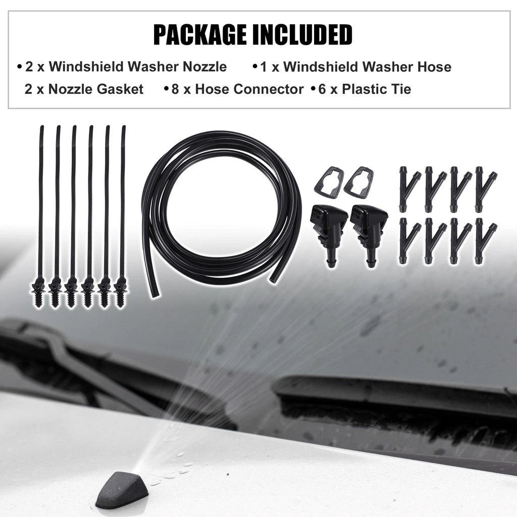 Set of 2 Windshield Washer Nozzles No. 5116079AA for Chrysler 200 (2011)