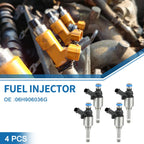 Set of 4 Fuel Injectors No.06H906036G for VW Passat B6 B7 (2005–2014)