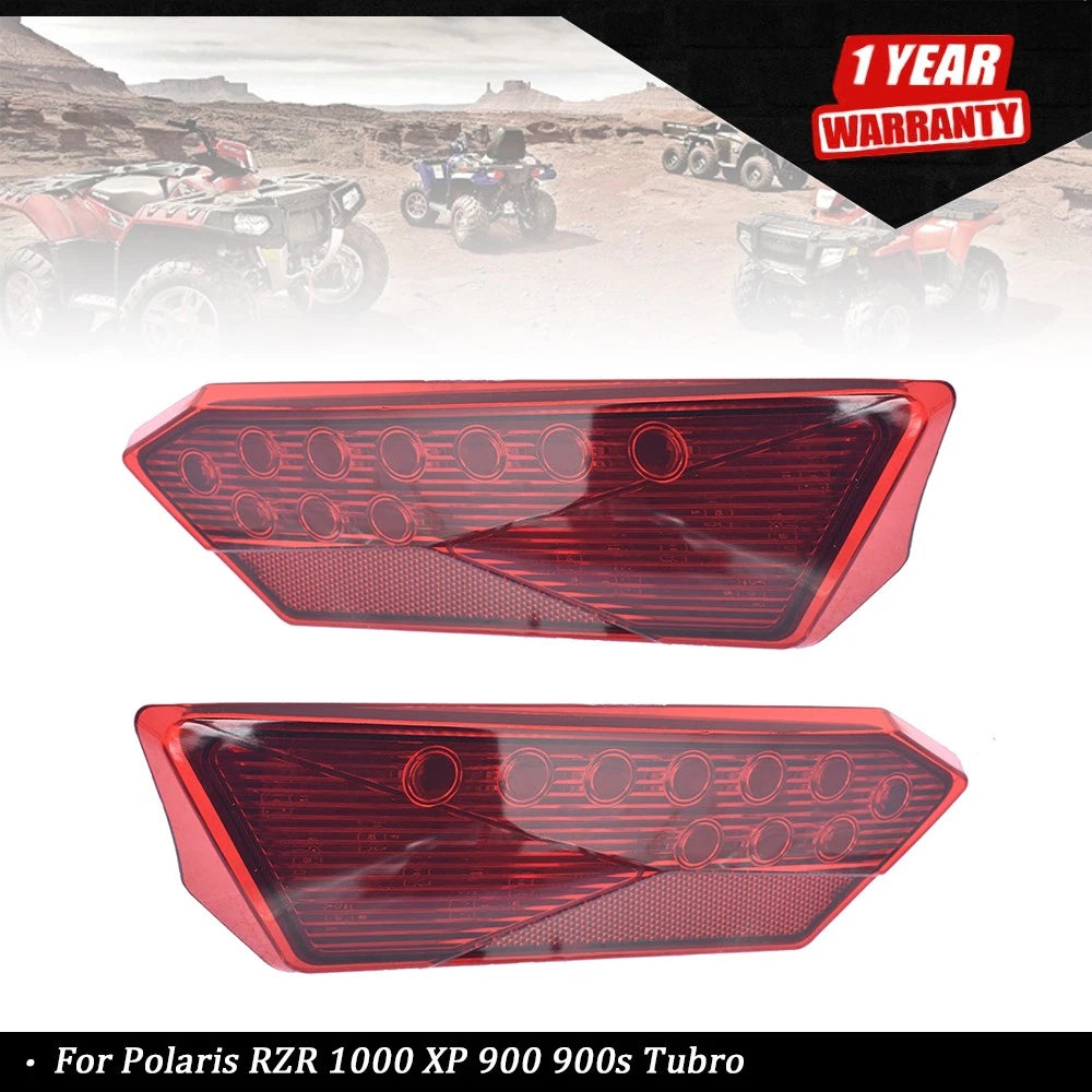 Tail Lights for Polaris RZR Turbo 1000 XP 900 (2014) - Red Pair