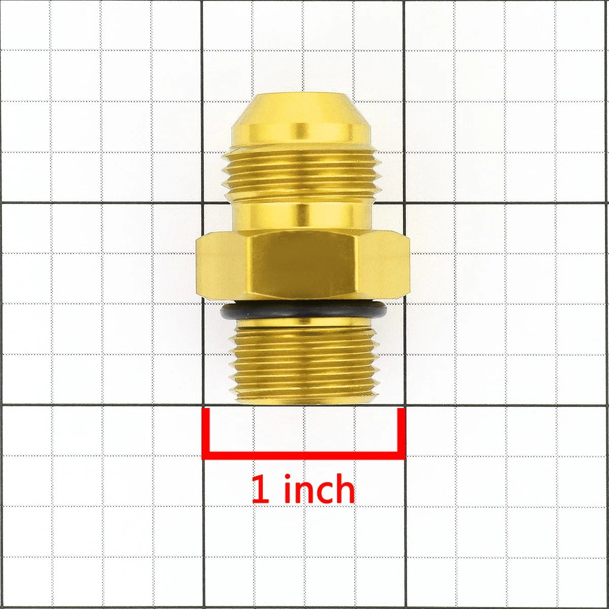 8AN AN-8 M18x1.5 Oil/Fuel Line Hose Fitting Connector for Universal