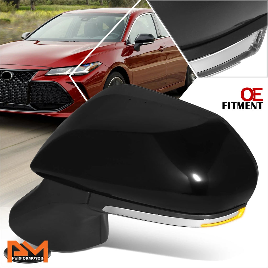 Power Heated Signal Memory Blind Spot Side Mirror Left for Toyota Avalon (2019–2022)