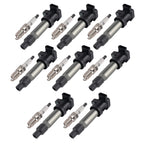 8pcs Ignition Coil & Spark Plugs for Buick Lucerne V8 4.6L (2007–2011) 12602862