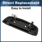 Front Left Exterior Door Handle for Hyundai PORTER (1993-1997) - Black, 1 Pcs