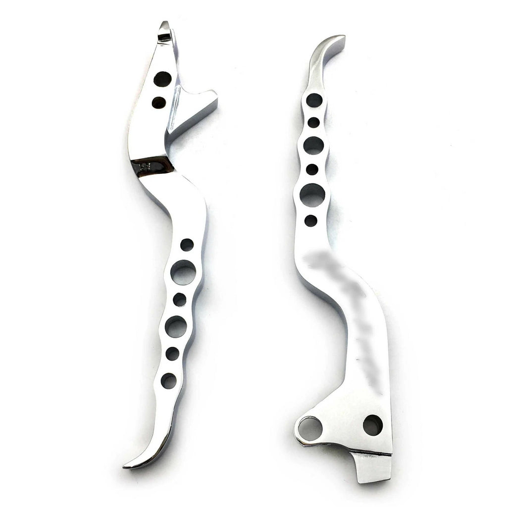 Chrome Hand Brake Clutch Levers for Suzuki Hayabusa GSXR1300 (1999–2007)