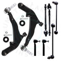 Set of 8 Front Lower Control Arms for Nissan Murano (2005–2007)