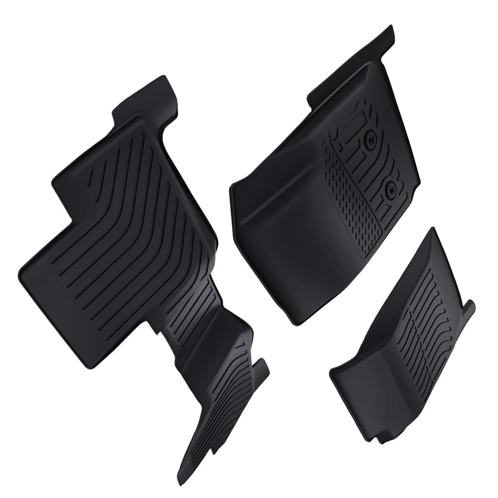 Set of 2 Black TPE Floor Mats Liner for GMC Canyon/Chevy Colorado (2015–2022)