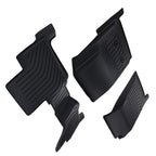 Set of 2 Black TPE Floor Mats Liner for GMC Canyon/Chevy Colorado (2015–2022)