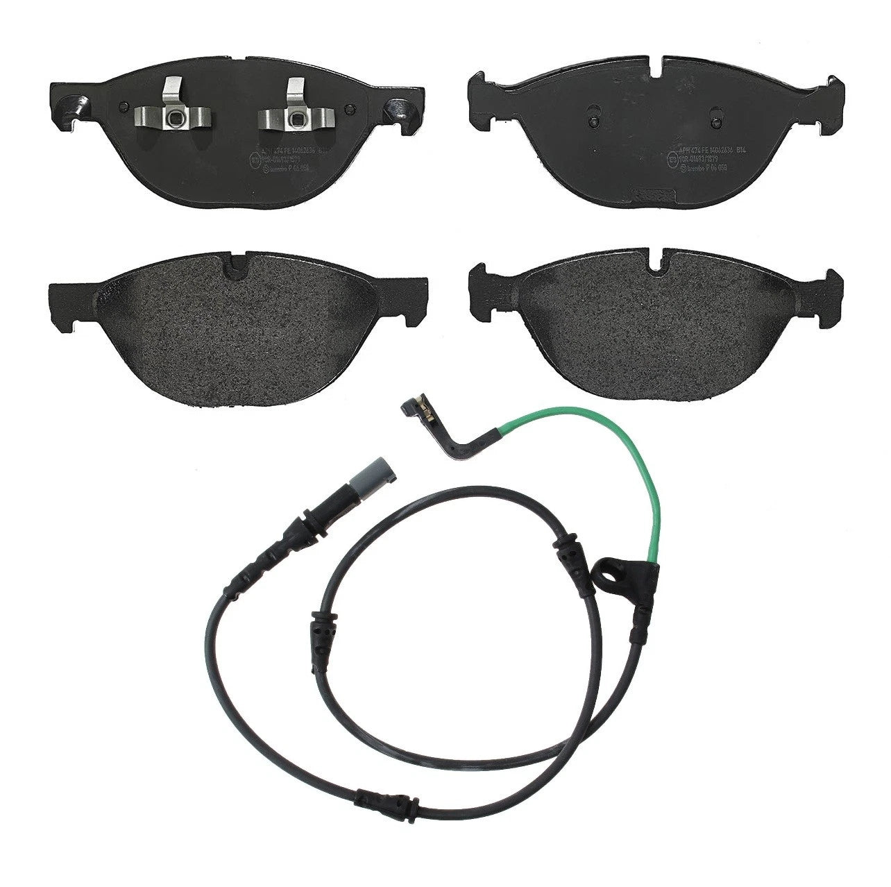 Brembo Brake Pad Set for BMW (Low-Met, Front, with Sensor)