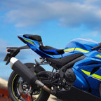 Rider Driver & Passenger Seats for Suzuki GSXR1000 (2009–2016) Black Blue