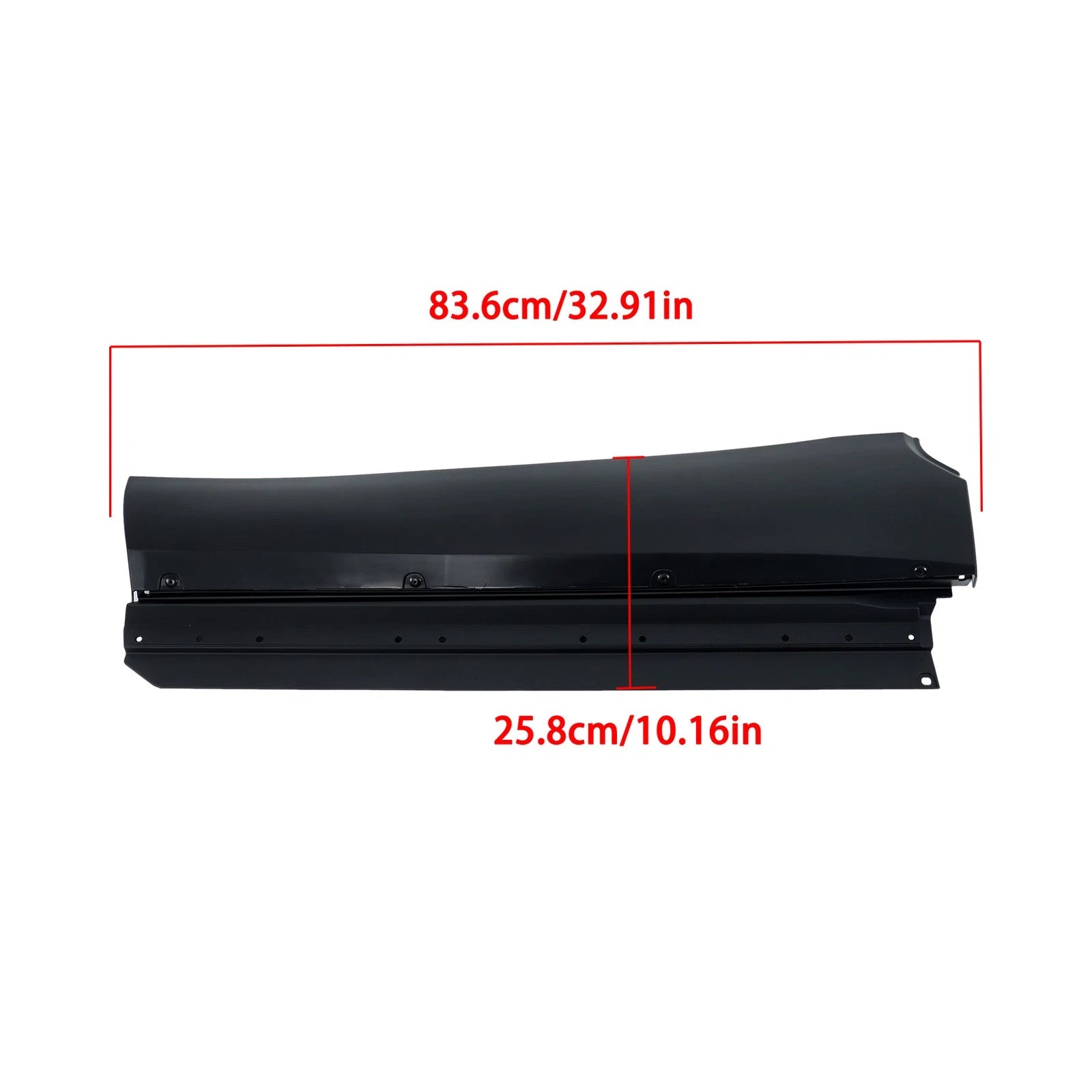 Rear Left Door Lower Trim Molding for Toyota Highlander (2020–2023) Black