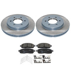 DuraGo Rear Rotors & TRW Pro Metallic Disc Brake Pads Kit for Ford F150 (2004–2008)