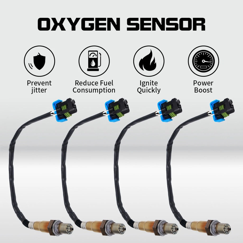Set of 4 Oxygen O2 Sensors 234-4815 for Buick Chevy Cadillac GMC Saturn (2009–2017)
