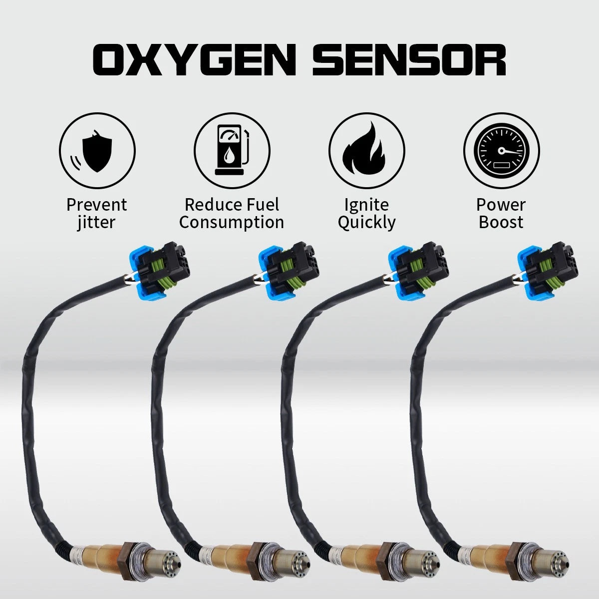 Set of 4 Oxygen O2 Sensors 234-4815 for Buick Chevy Cadillac GMC Saturn (2009–2017)