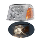 Set of 2 Halogen Headlights for GMC Envoy (2002–2009) with Bulbs