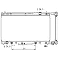 Replacement Plastic/Aluminum Radiator (See compatibility Chart)