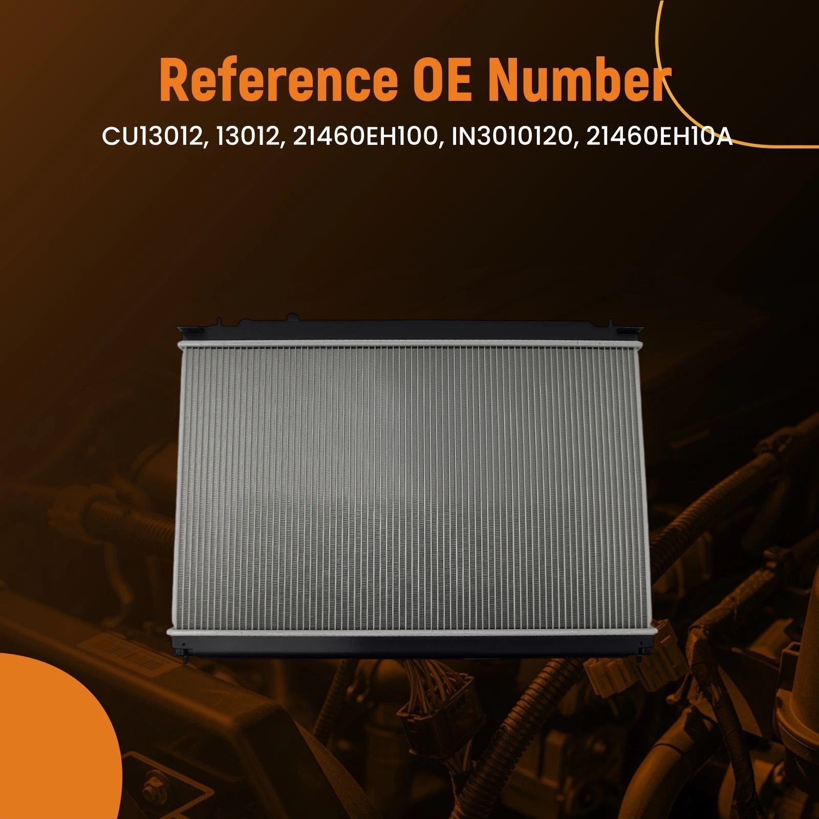 Aluminum Engine Radiator for INFINITI M35/M45 (2006–2010) CU13012 13012