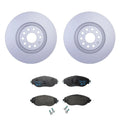 Front Rotors Low-Met Disc Brake Pad Kit for Audi Q3 Arteon GTI Tiguan (2011–2023)