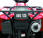 License Plate Kit for ATV (Quadboss)