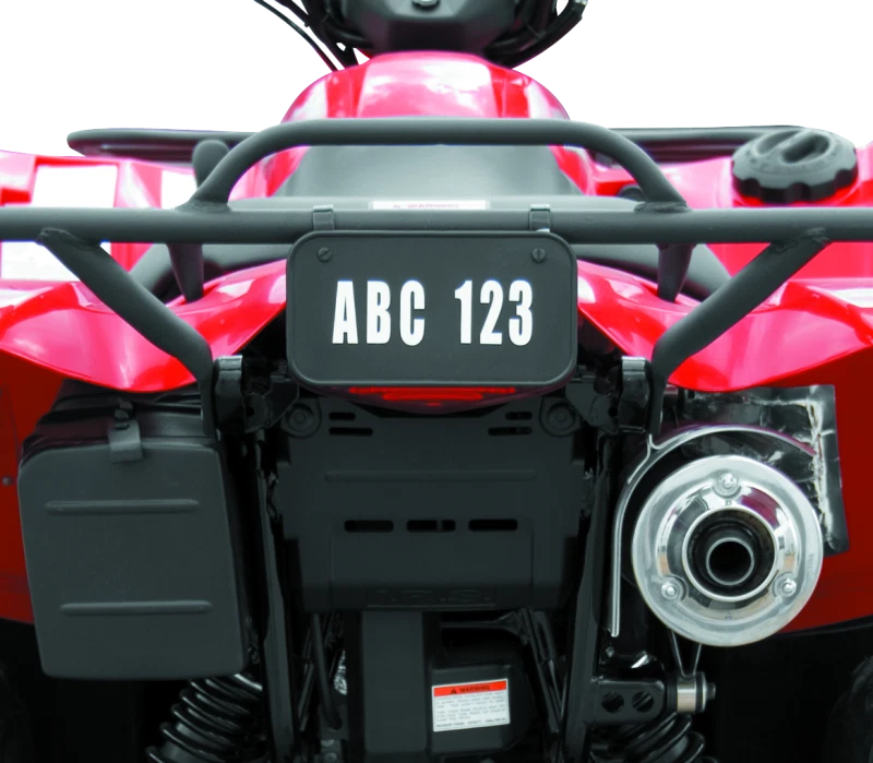 License Plate Kit for ATV (Quadboss)
