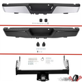 Chrome/Black Rear Bumper Assembly for Ford F-150 (2015–2020)
