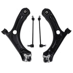 2X Front Lower Control Arms + 2X Sway Bar End Links for Volkswagen Passat Beetle (2012–2016)